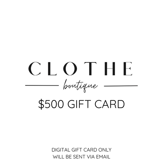 Gift Card $500.00