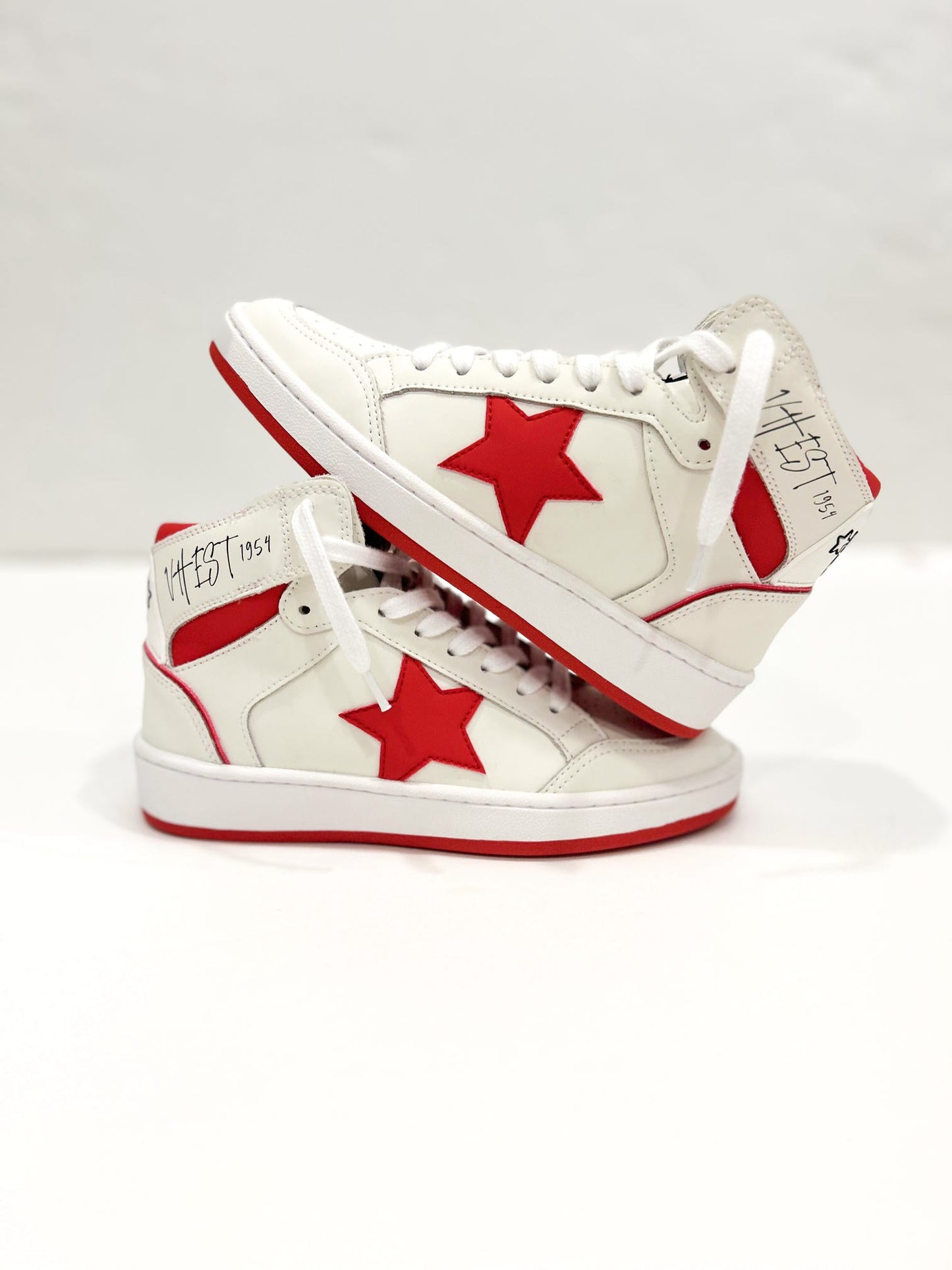 Vintage Havana Dream Red High Top Sneakers