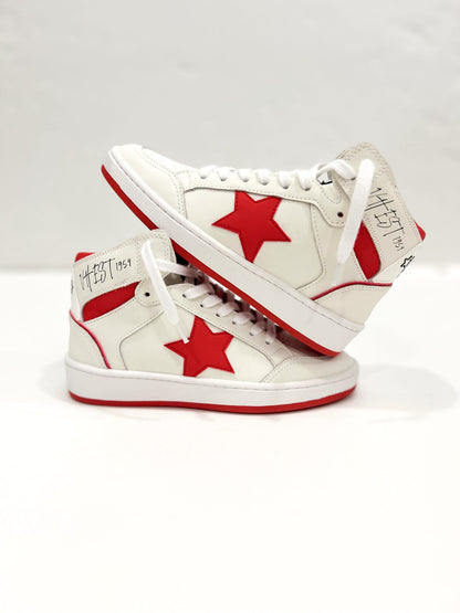 Vintage Havana Dream Red High Top Sneakers