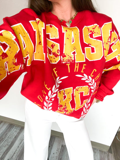 Kansas City Chiefs Red Crewneck