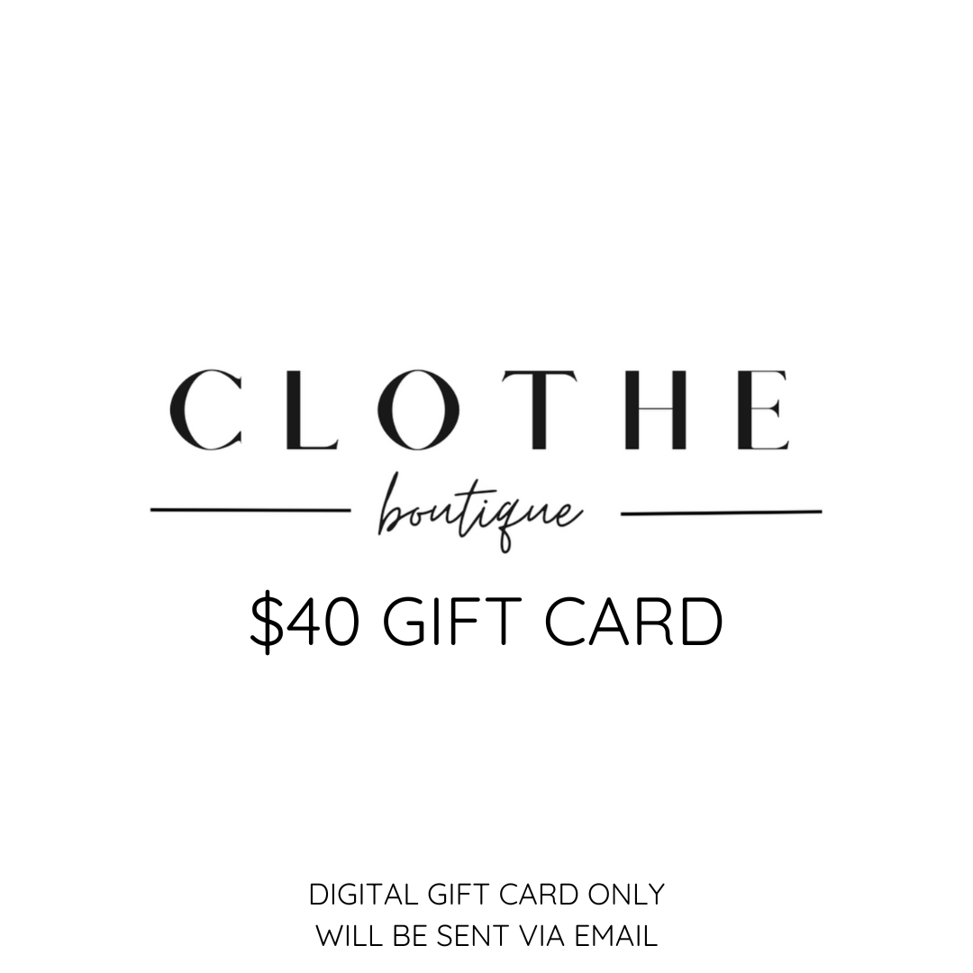 Gift Card $40.00