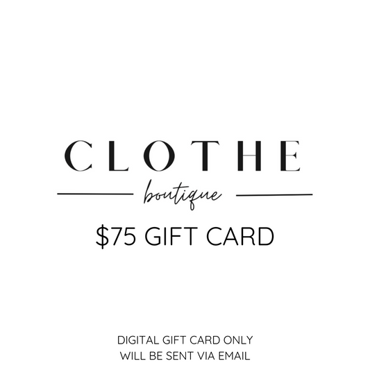 Gift Card $75.00