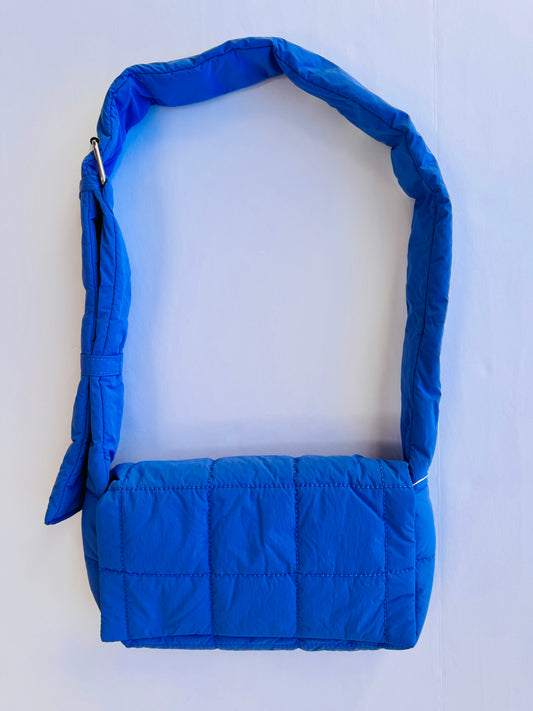 Quilted Crossbody Blue