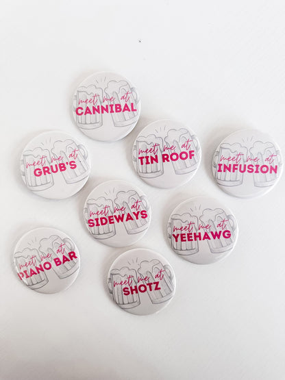 Meet Me At Yeehawg Button 2.25"