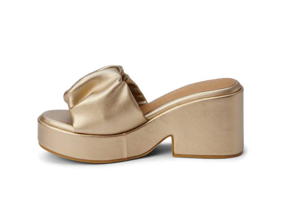 Rue Gold Matisse Metallic Heels