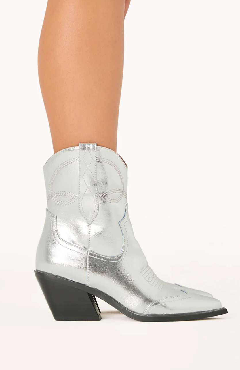 Udel Silver Metallic Billini Boots