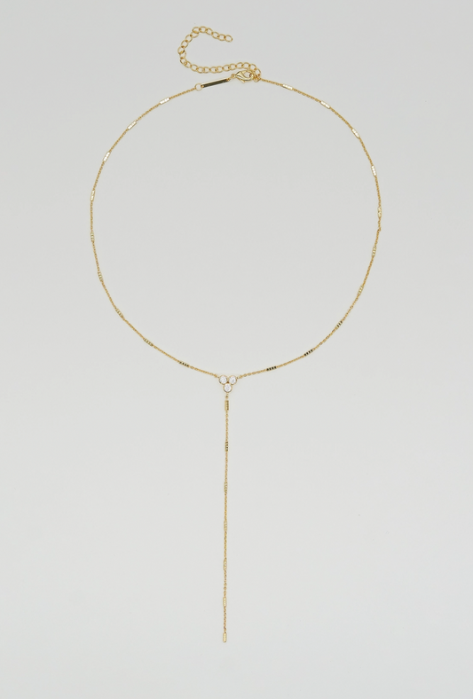 Shiny Lariat Necklace