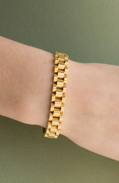 Gold Watch Band Bracelet