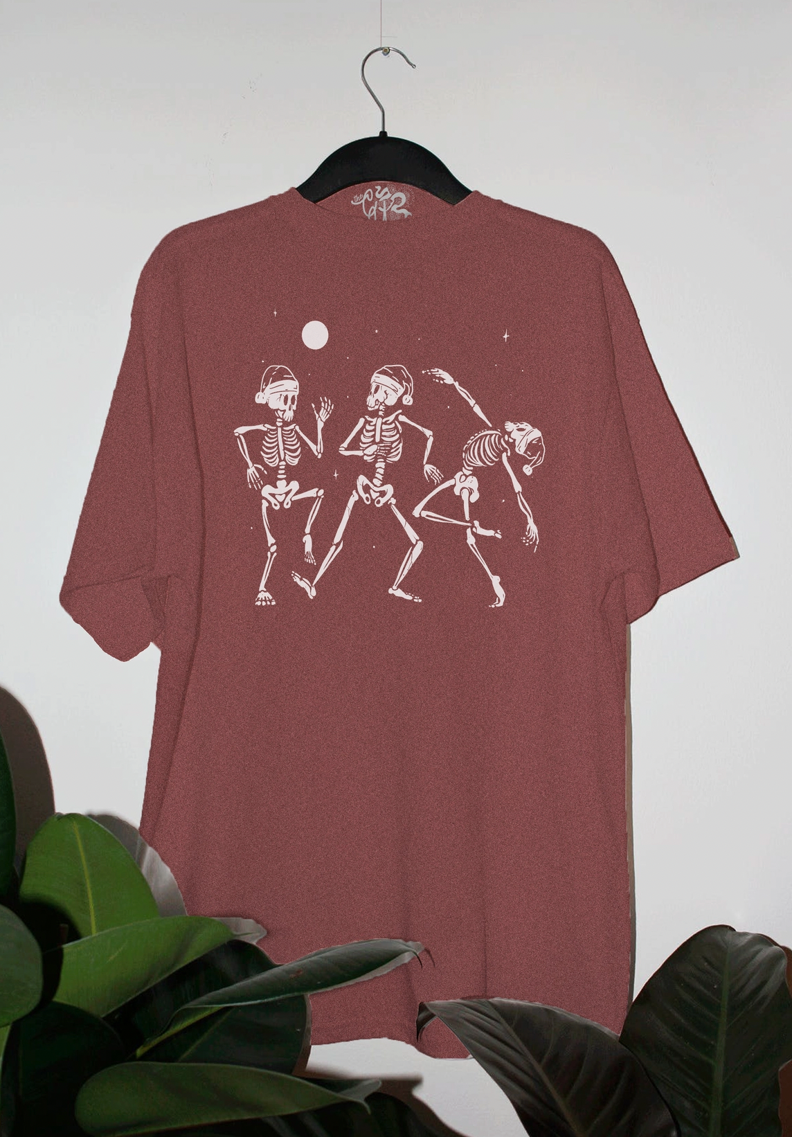 Christmas Skeletons Oversized T-shirt