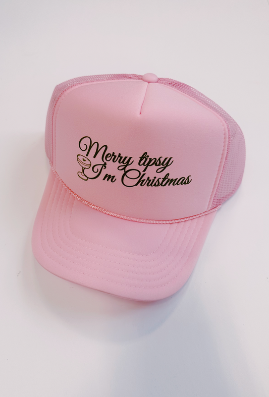 Merry Tipsy Trucker Hat