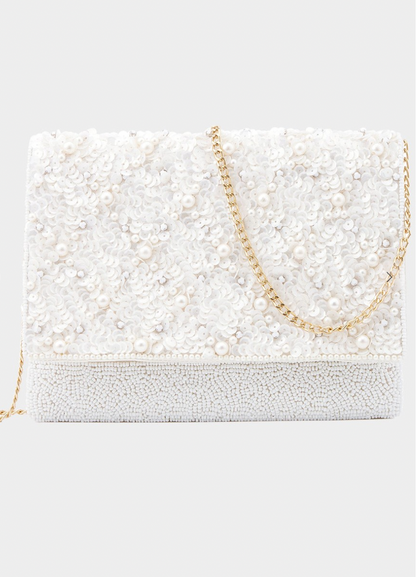 Pearl Sequin Purse