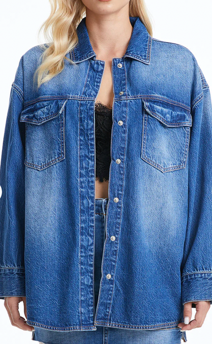 Oversized Denim Shirt