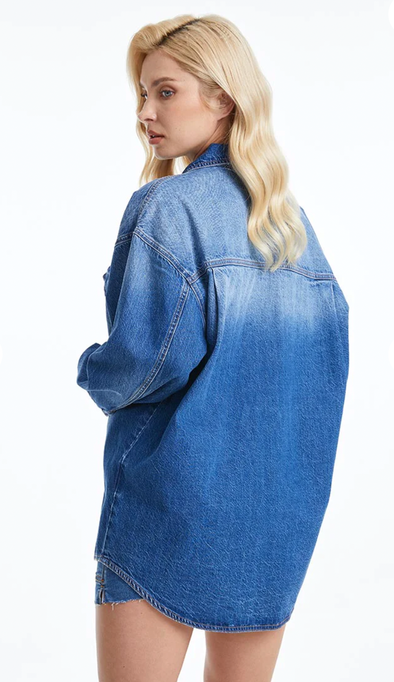 Oversized Denim Shirt