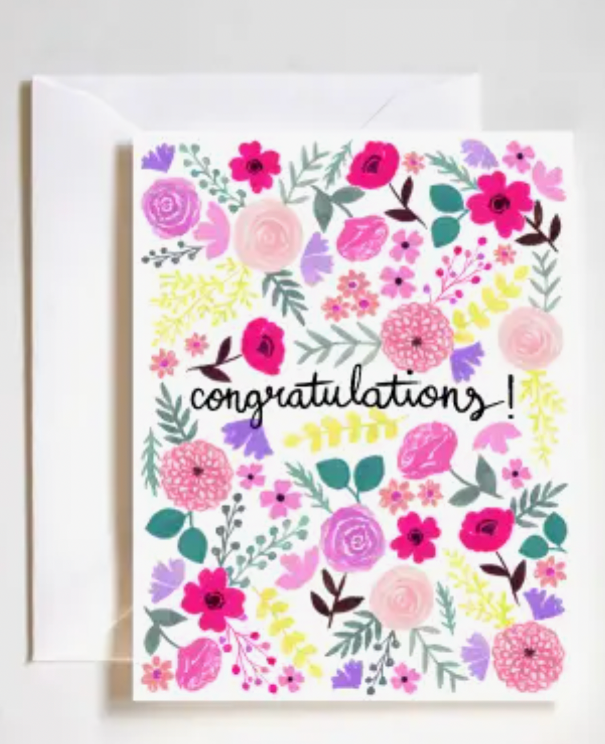 Congratulations Floral Card