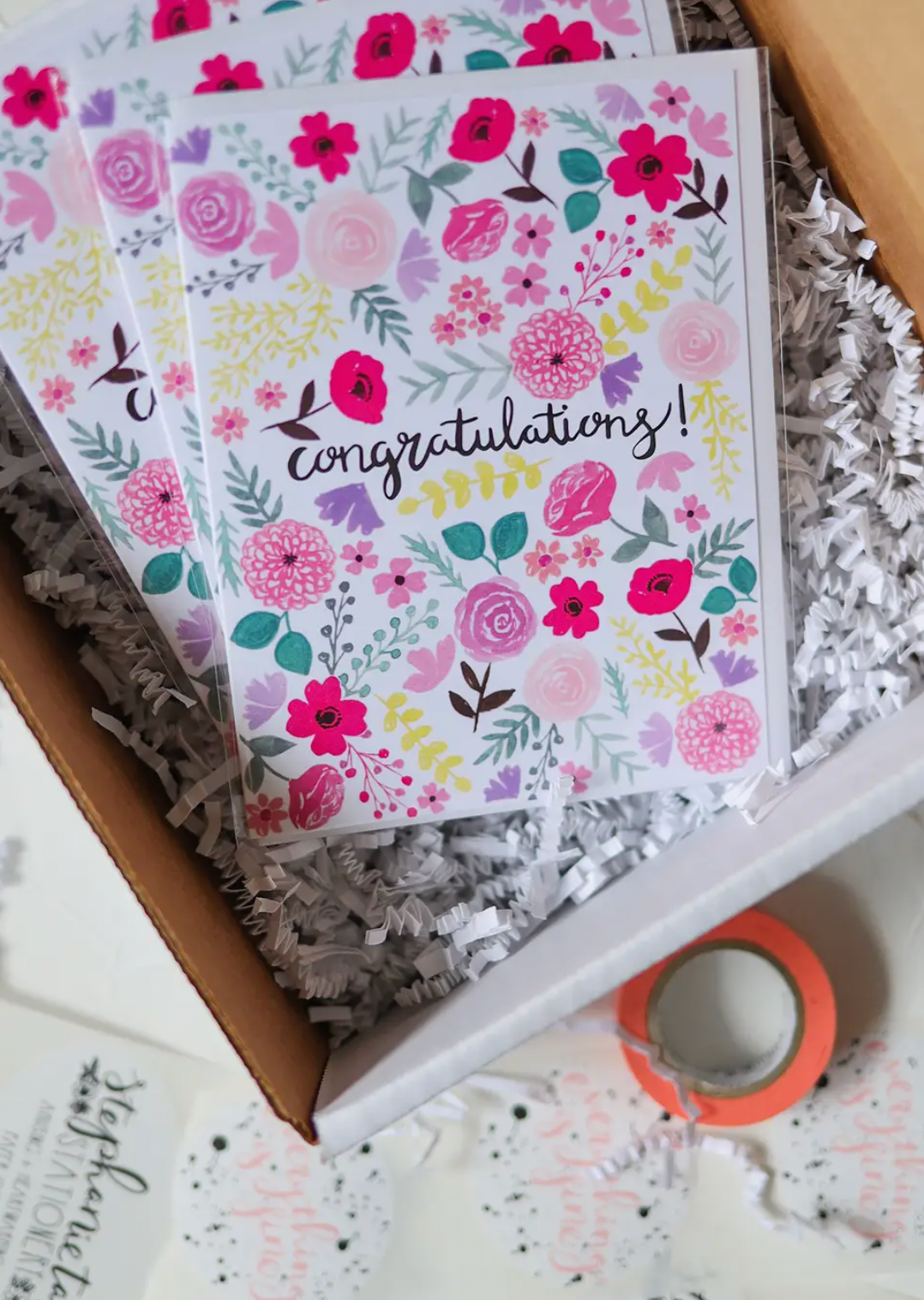 Congratulations Floral Card