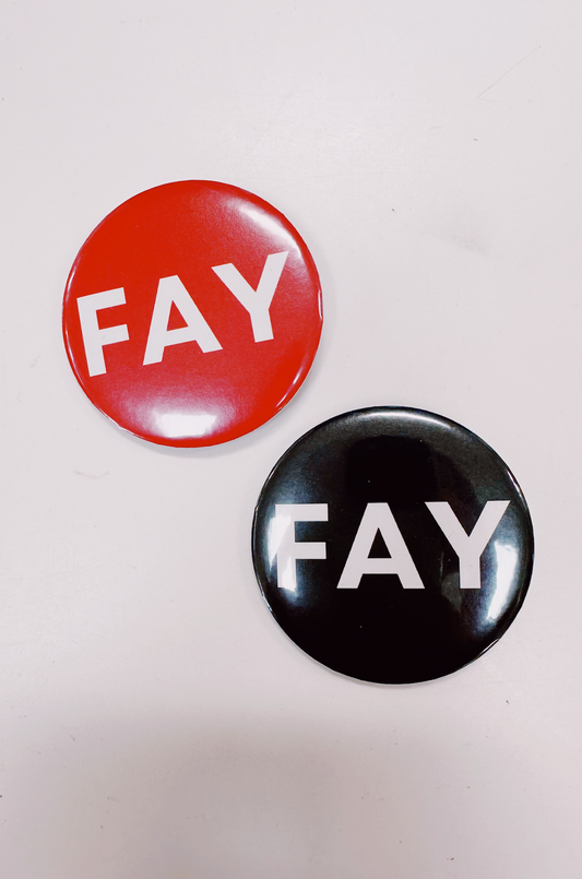 FAY Black 2'' Button