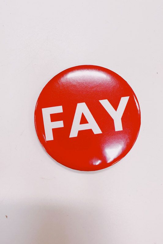 FAY Red 2'' Button