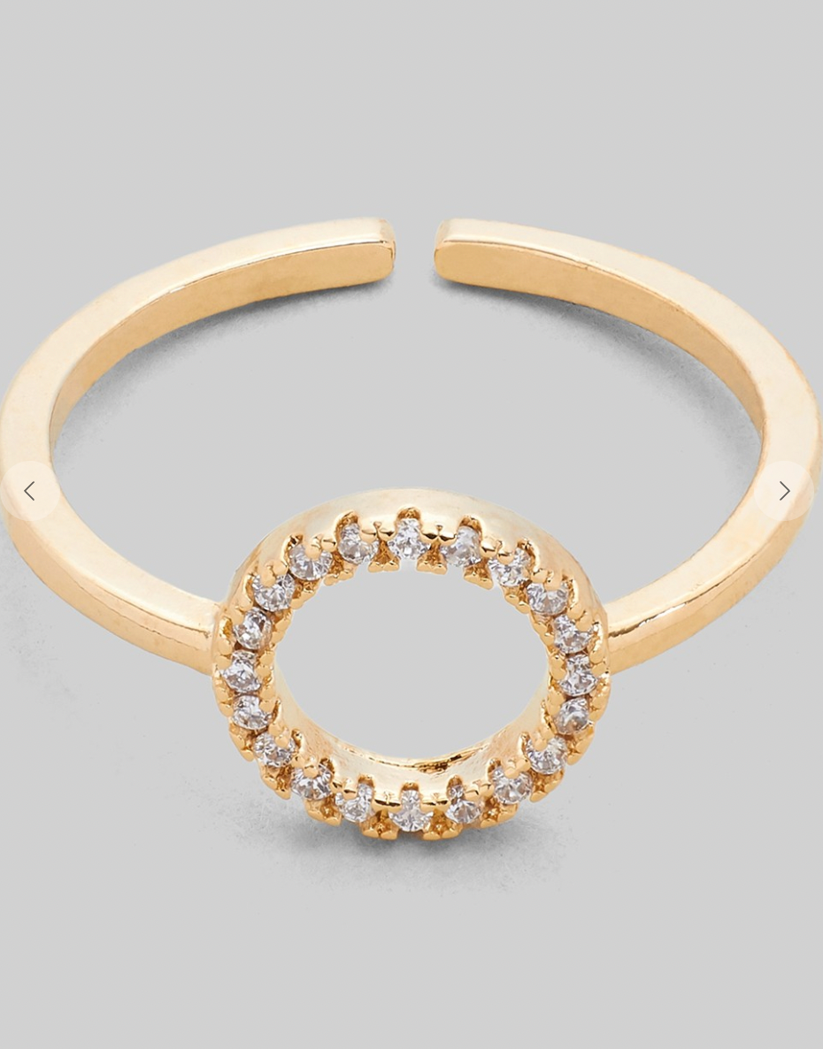 Circle Pave Ring