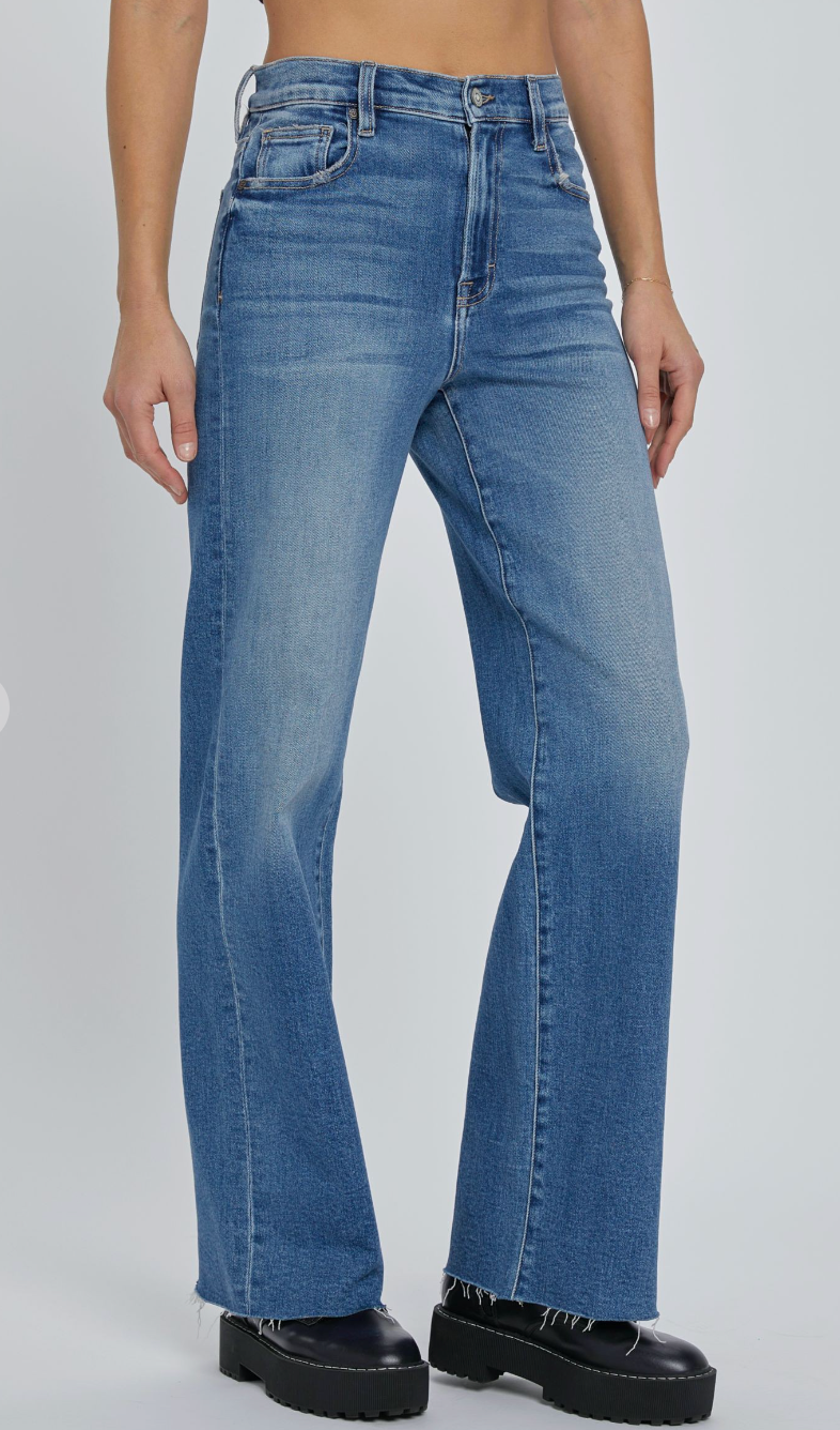 Medium Dark Logan Dad Jeans