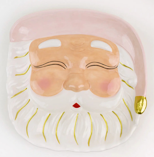 Santa Platter - Pink