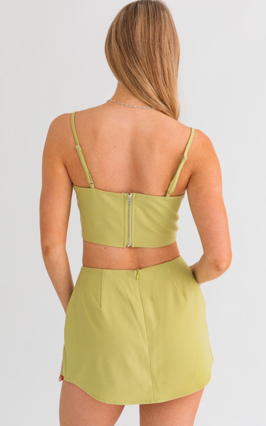 Mal Crop Top Lime