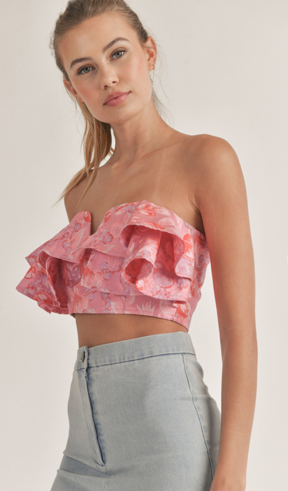 Elle Ruffle Top