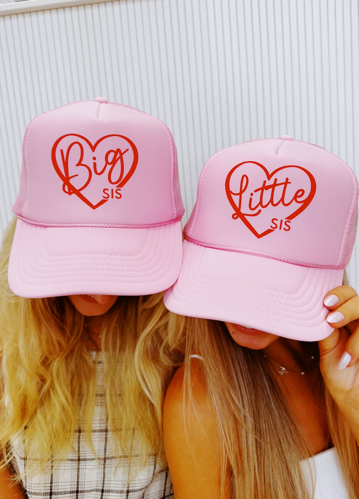 Little Sis Heart Trucker Hat