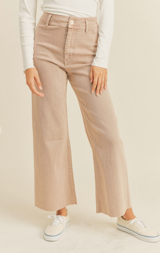 Mauve Straight Leg Pants