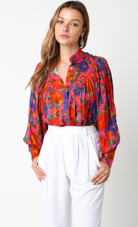 Francis Floral Blouse