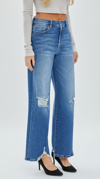 Logan Medium Wash Distressed Jeans