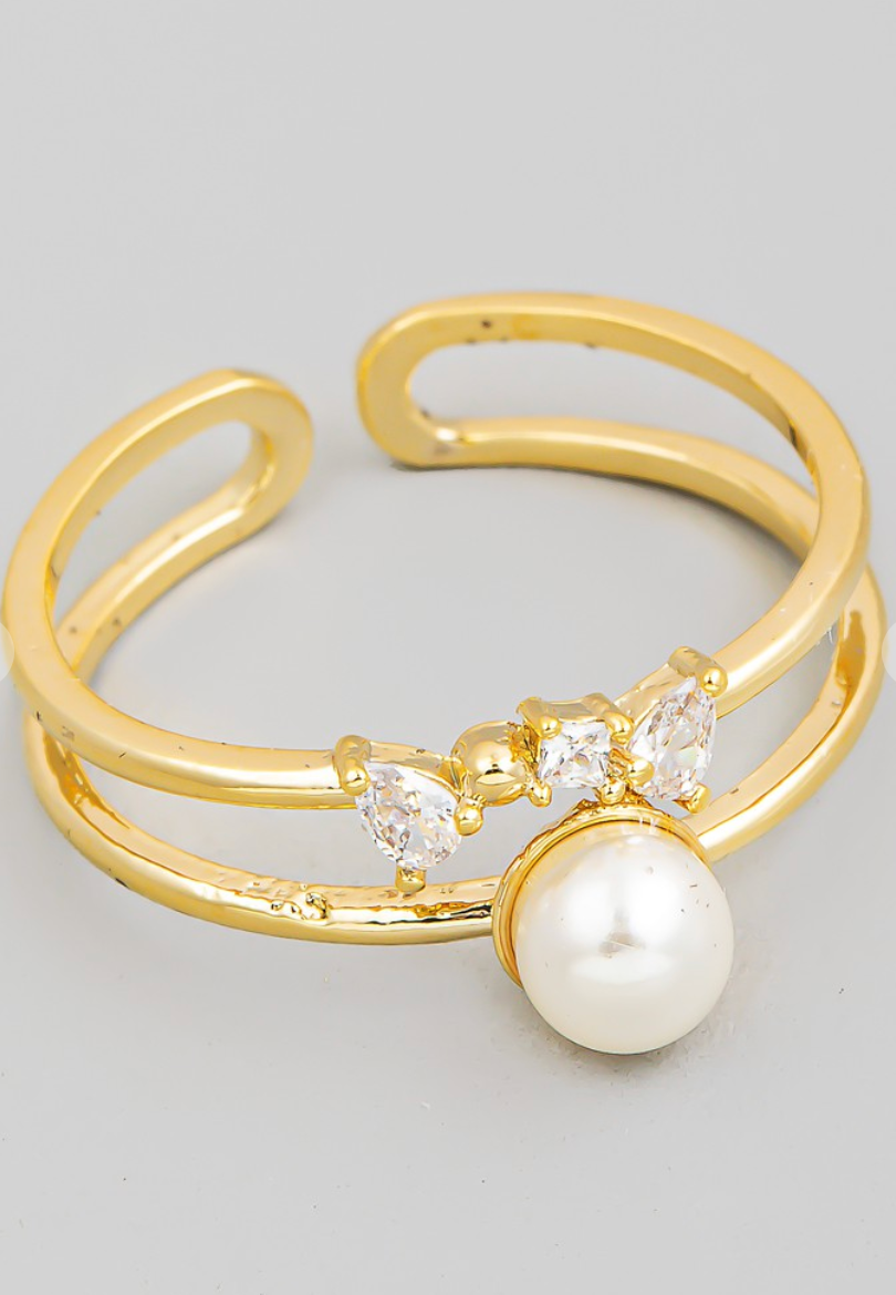 Pearl Stud Ring