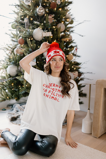 Merry Christmas Ya Filthy Animal T-shirt