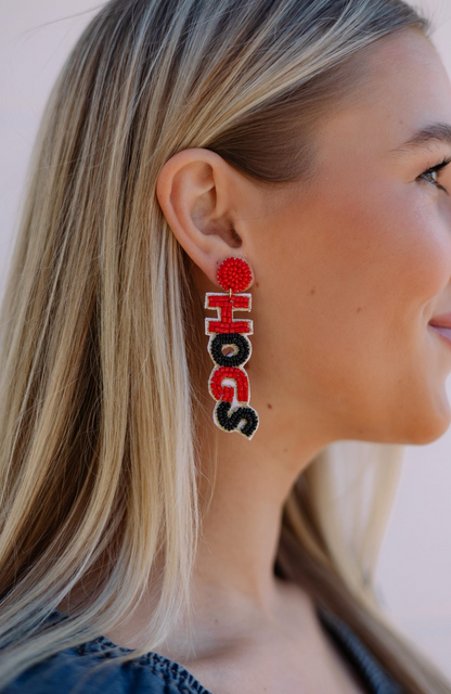 HOGS Beaded Earrings