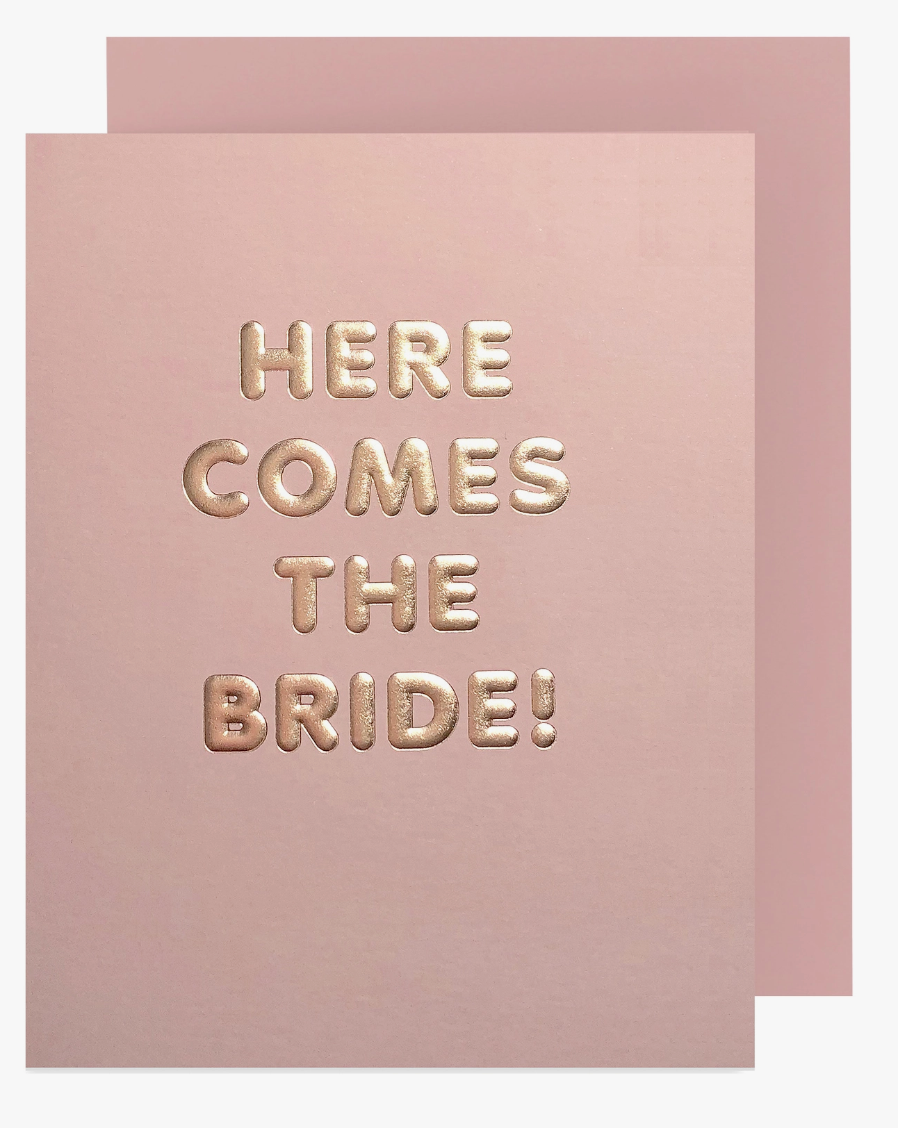 Here Comes the Bride Wedding Card