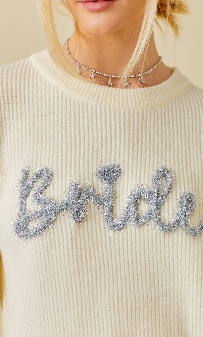 Bride Tinsel Sweater
