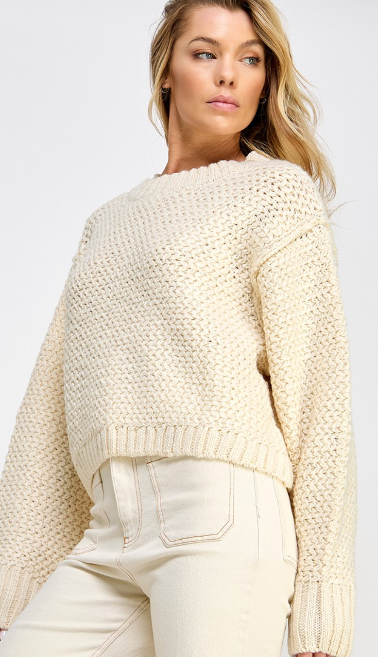 Taelynn Cream Sweater