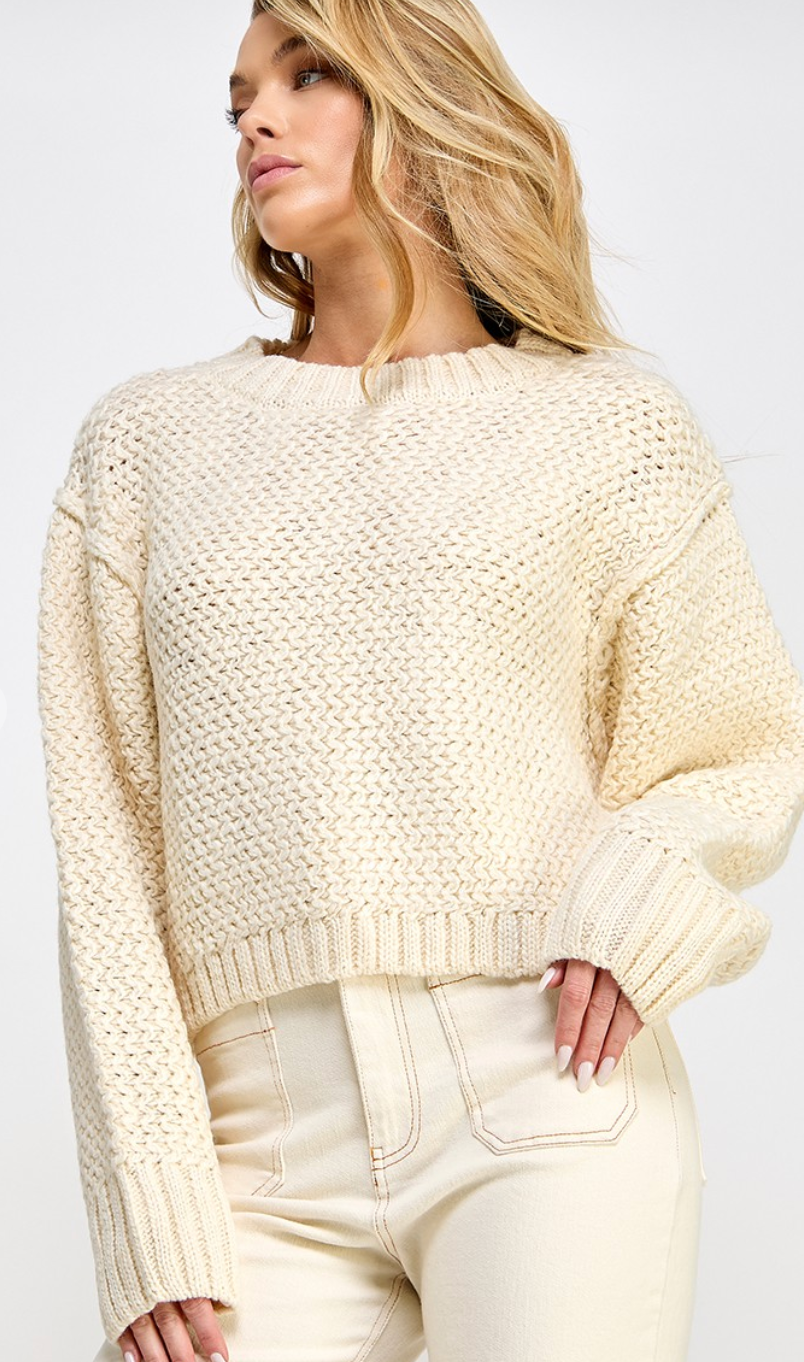 Taelynn Cream Sweater