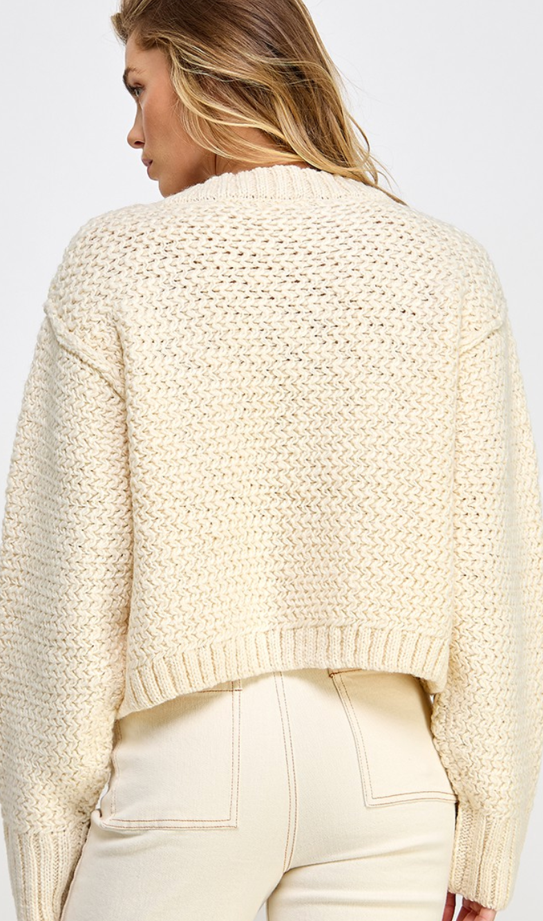 Taelynn Cream Sweater