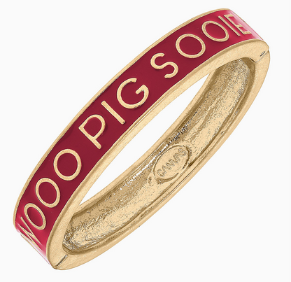 Wooo Pig Sooie Bangle Red