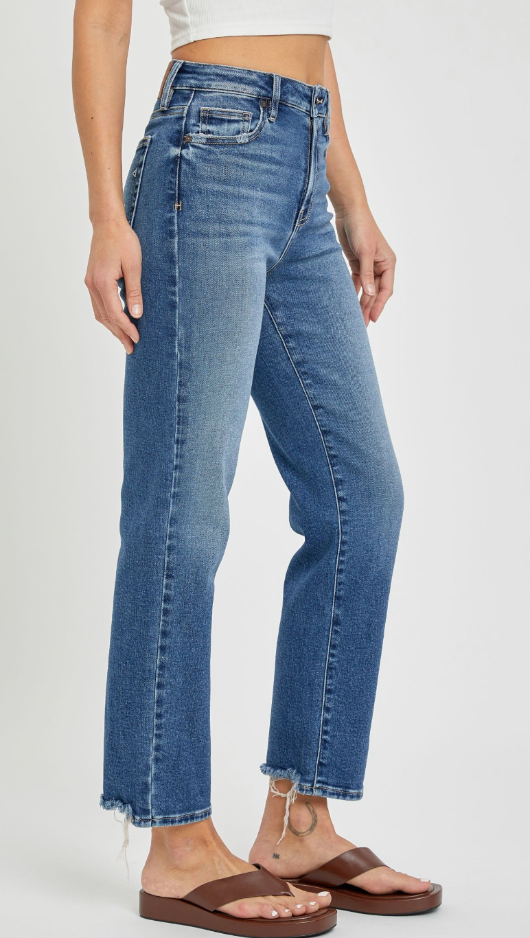 Clean Straight Leg Jeans