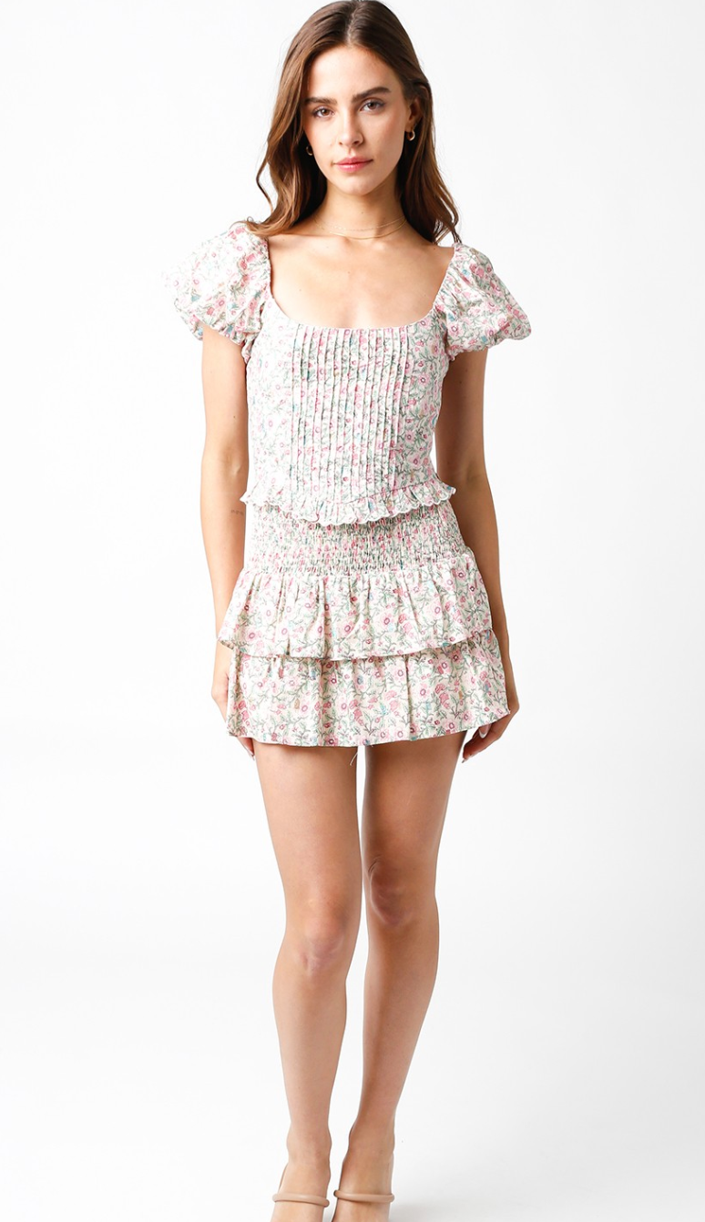 Rosalie Floral Smock Top