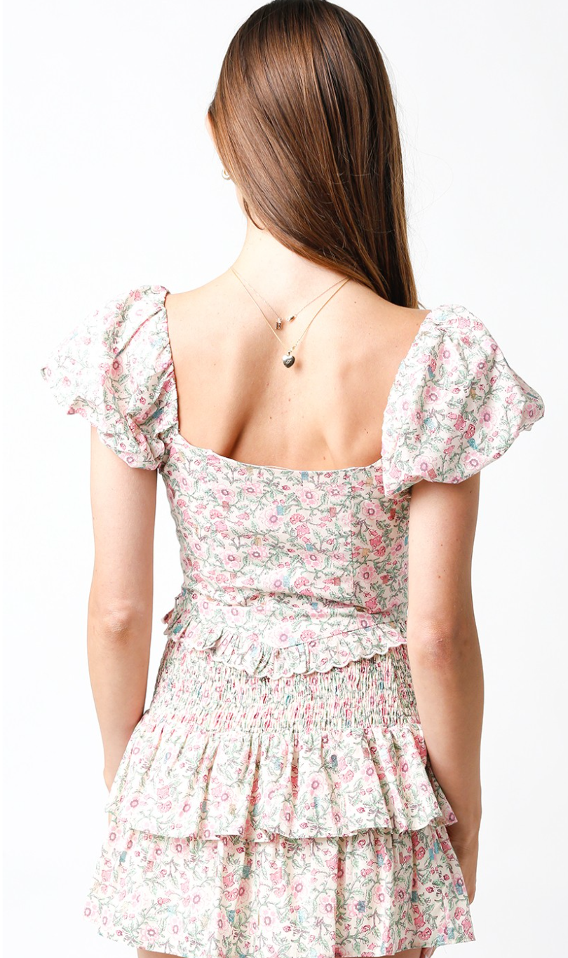 Rosalie Floral Smock Top