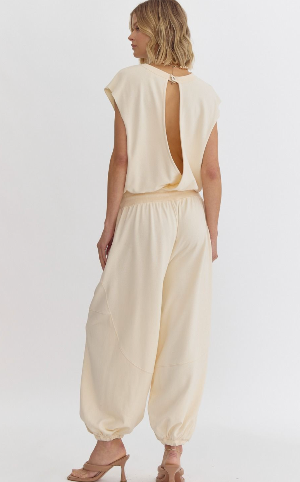 Rori Comfy Jumpsuit Cream