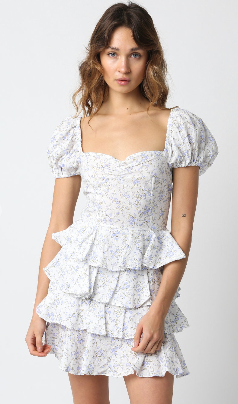 Alice Floral Tiered Ruffle Dress