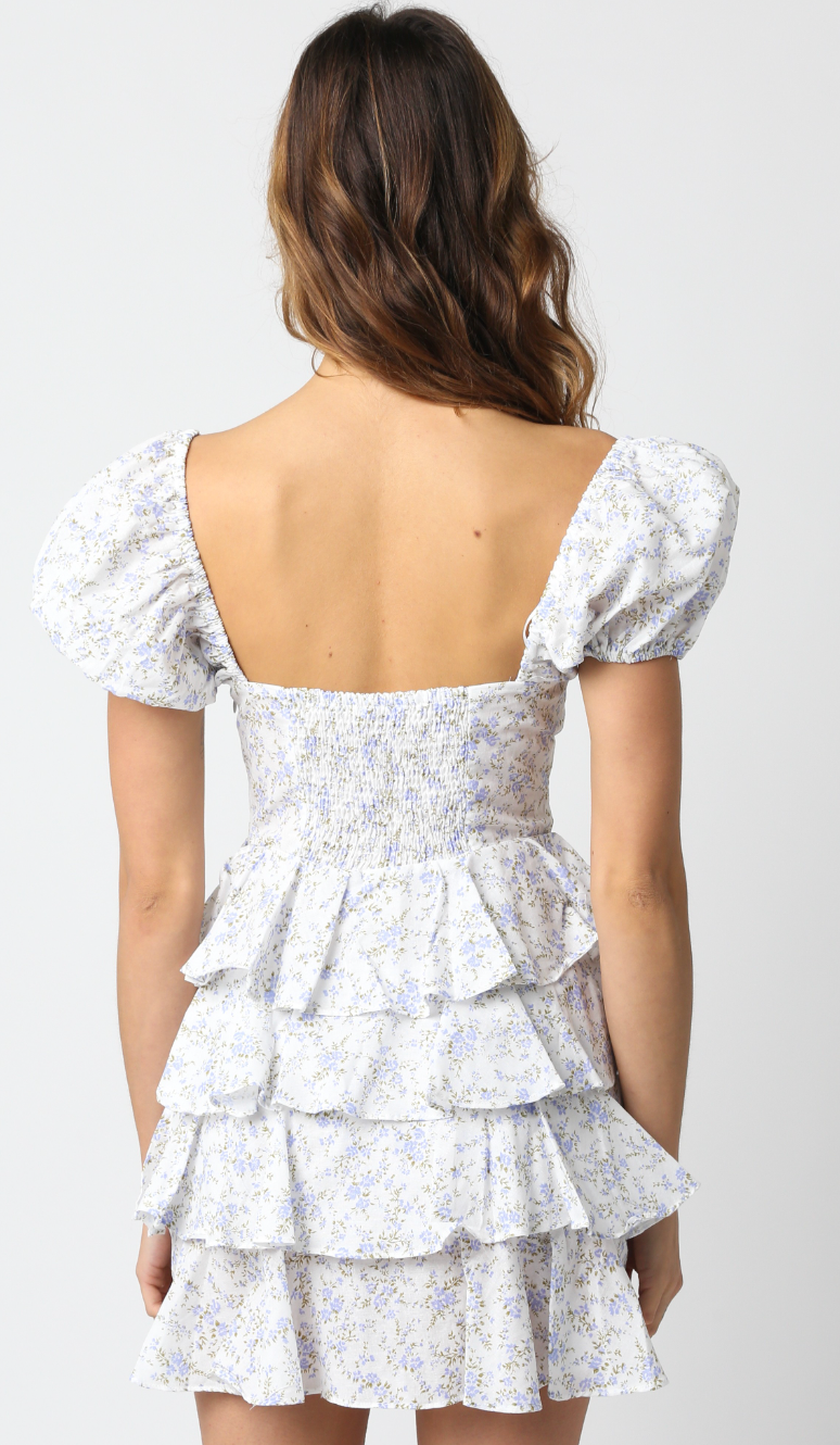 Alice Floral Tiered Ruffle Dress