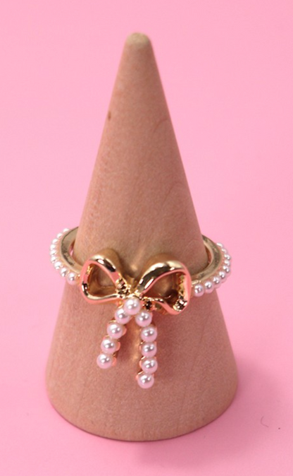 Pearl Bow Ring