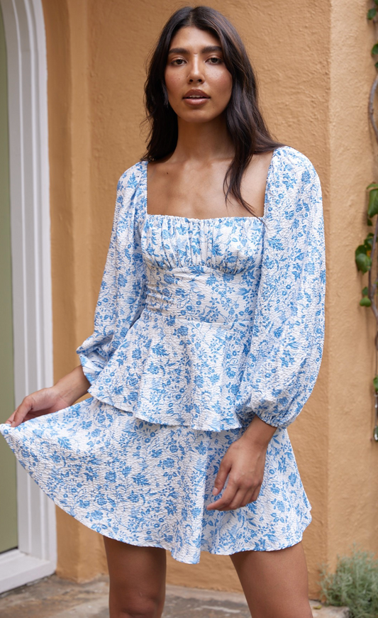 Jodie Floral Ruffle Dress