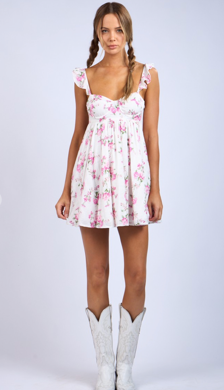 Jayne Floral Babydoll Dress