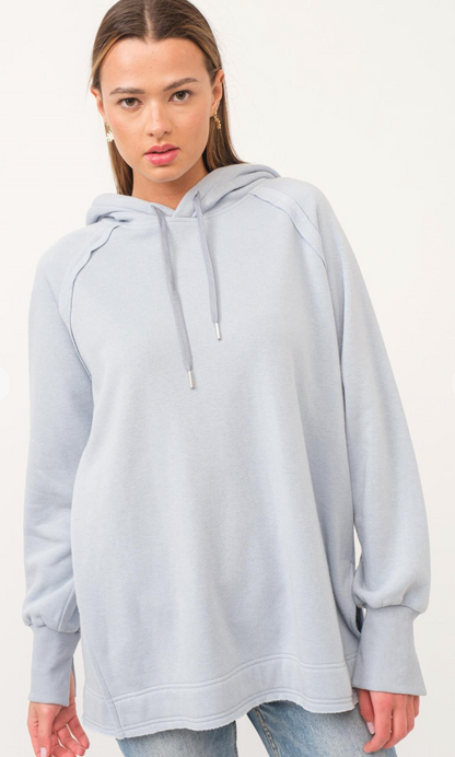 Light Blue Hoody Pullover