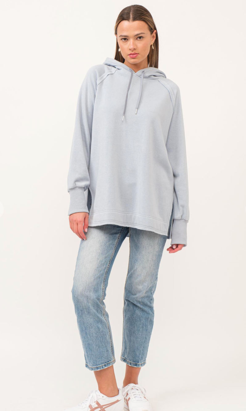 Light Blue Hoody Pullover